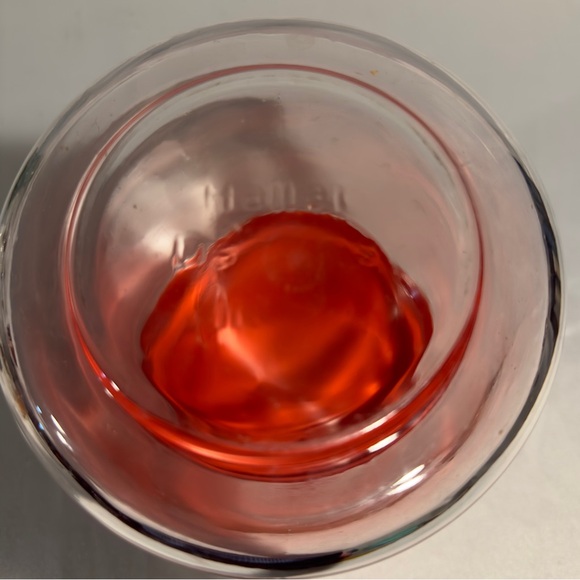 Vintage Massimo Vignelli Heller Food Storage Jar Orange Lid - Picture 3 of 3